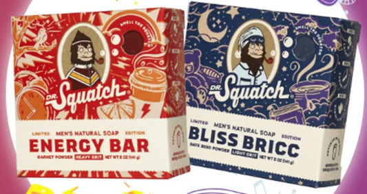 Bliss Bricc and Energy Bar bundle by Dr. Squatch