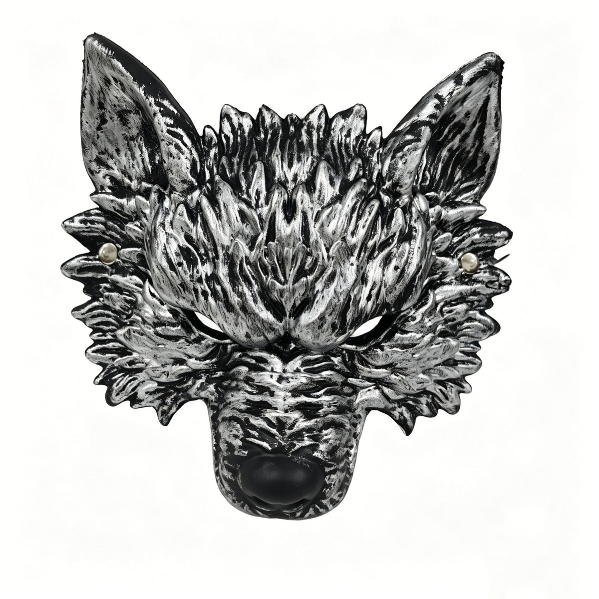 Halloween Wolf Head Mask Gold Silver Werewolf Cosplay Costume Party Prop Atmosphere Cloth