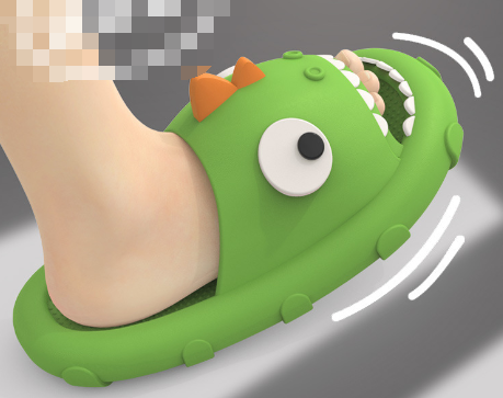 Children's Dinosaur Slippers