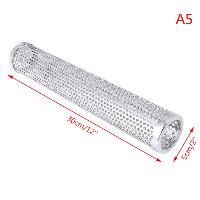 BBQ Stainless Steel Perforated Mesh Smoker Tube