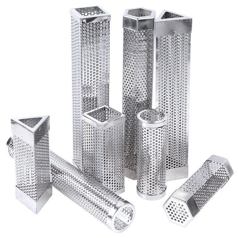 BBQ Stainless Steel Perforated Mesh Smoker Tube