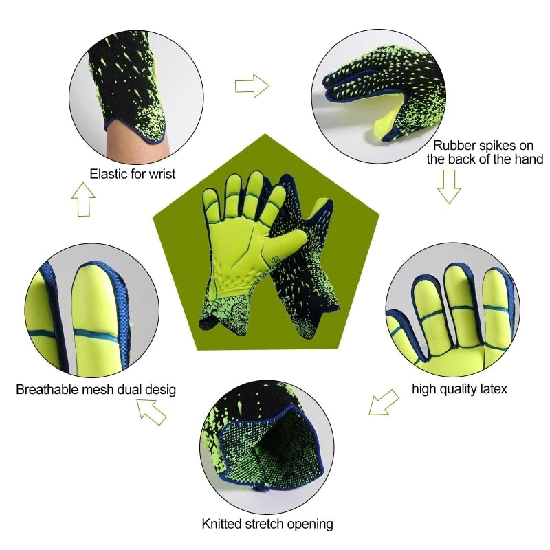Kids Football Goalkeeper Latex Gloves