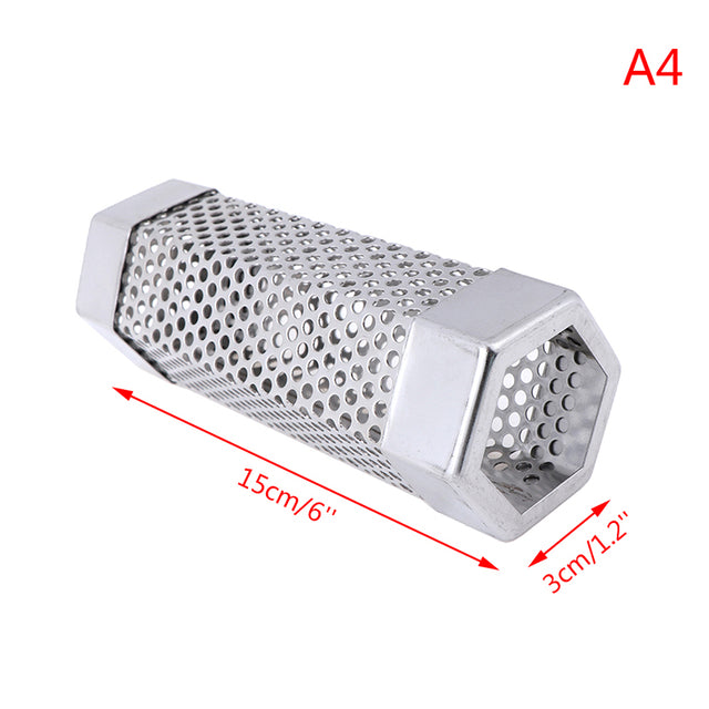 BBQ Stainless Steel Perforated Mesh Smoker Tube