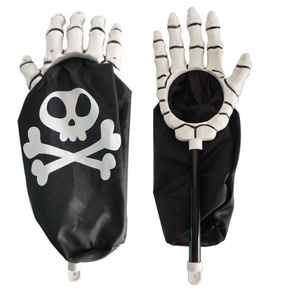 Halloween Pumpkin Candy Bag, Costume Party Ghost Claw Hand Candy Bag, Halloween Decoration Prop