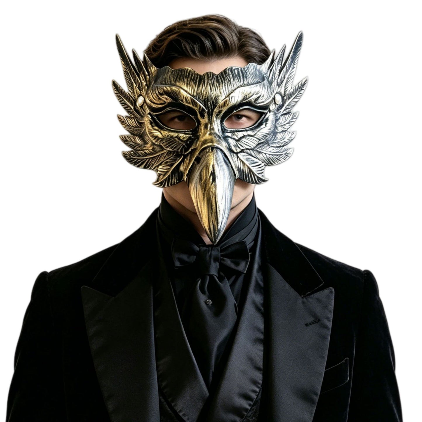 Mask Half-Face Halloween Eagle Mask Costume Party Performance Prop Carnival