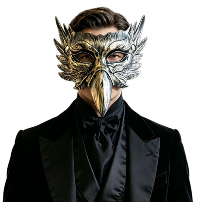 Mask Half-Face Halloween Eagle Mask Costume Party Performance Prop Carnival