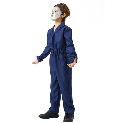 Halloween Costume for Kids - Michael Myers Cosplay Outfit, Horror Movie Character, Child's Scary Halloween Costume