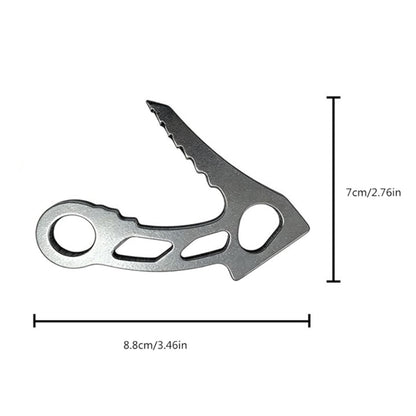 X7AC Pro Series Stainless Steel Hook | Heavy-Duty Gear for Extreme & Sport Climbing