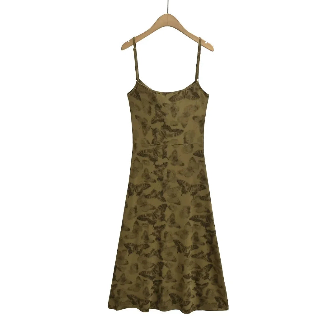 Self made chest cushion wrapped dress for women