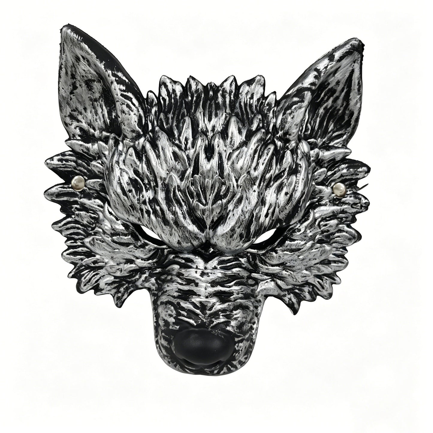 Halloween Wolf Head Mask Gold Silver Werewolf Cosplay Costume Party Prop Atmosphere Cloth