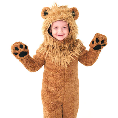 Halloween Costume Cosplay Cute Little Lion Animal Fluffy Costume Children's Stage Performance Outfit