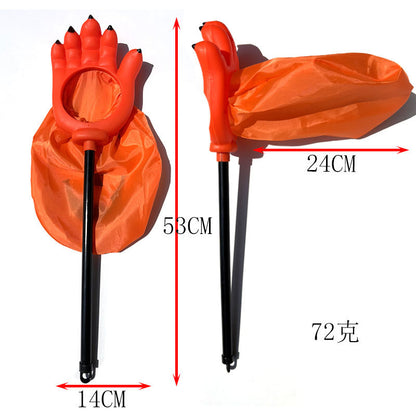 Halloween Pumpkin Candy Bag, Costume Party Ghost Claw Hand Candy Bag, Halloween Decoration Prop