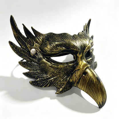Mask Half-Face Halloween Eagle Mask Costume Party Performance Prop Carnival