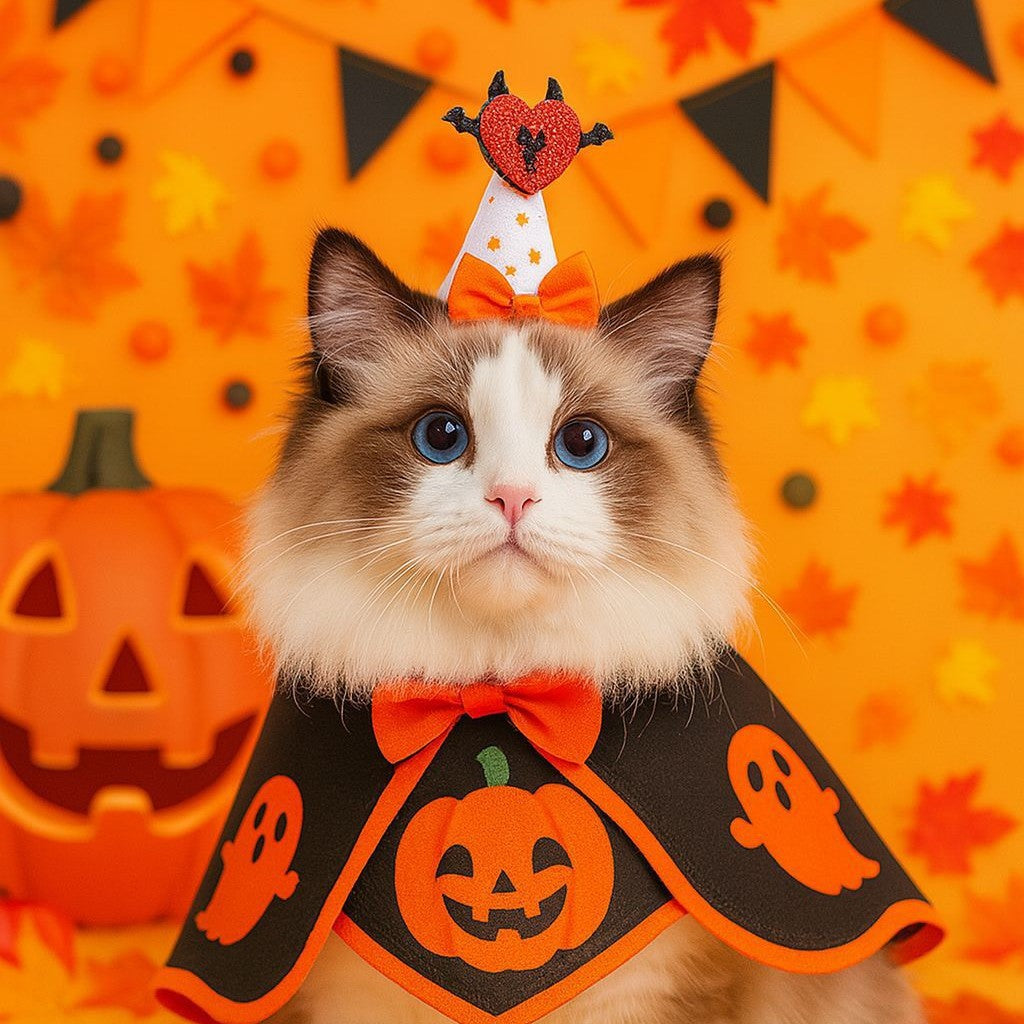 Pet Accessories Hat Halloween Festival Small Wizard Hat Knitted Hat for Dogs and Cats Small Dog