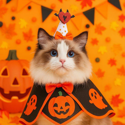 Pet Accessories Hat Halloween Festival Small Wizard Hat Knitted Hat for Dogs and Cats Small Dog