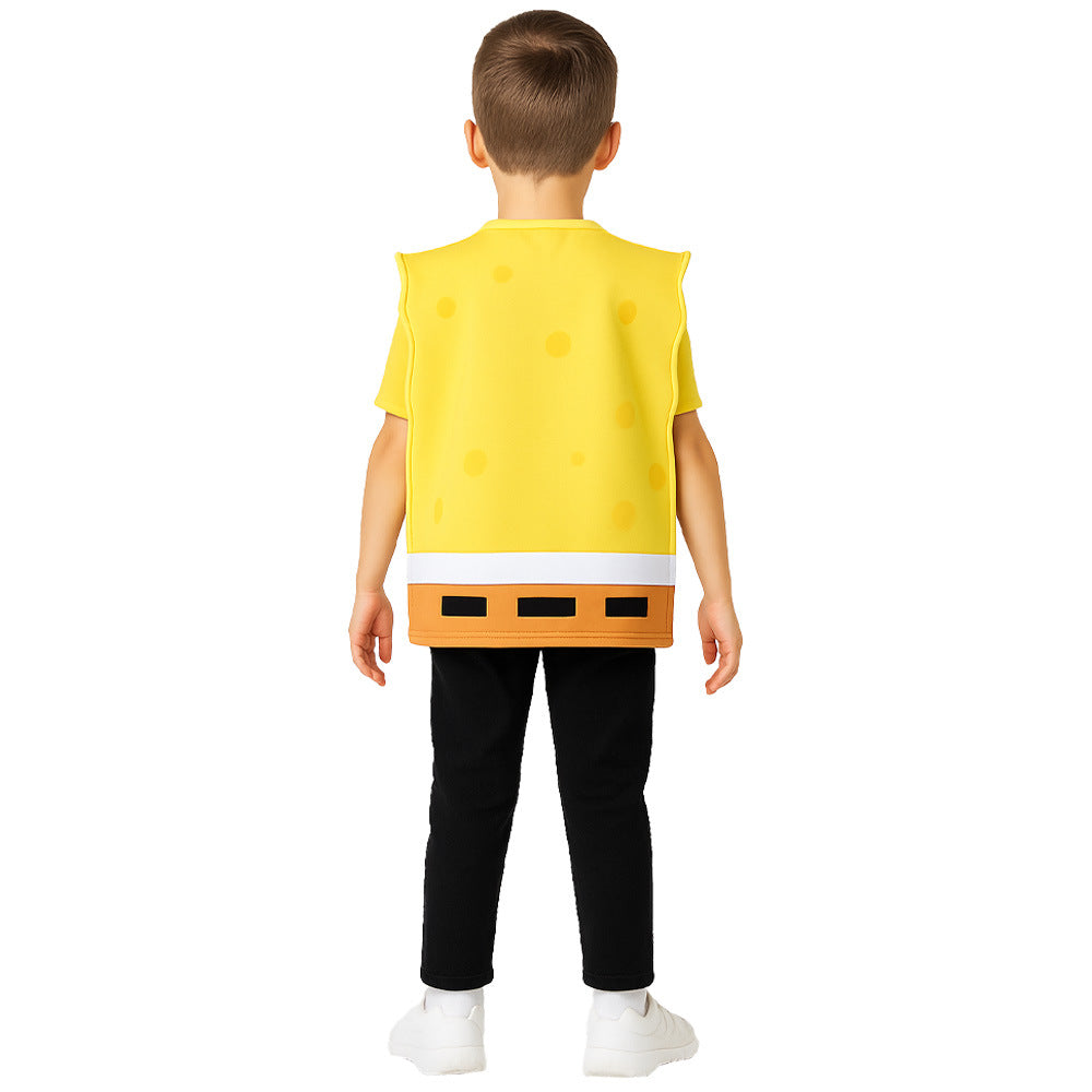 Halloween Kids Party Performance Costume Anime Cosplay Costume Patrick Star SpongeBob Outfit