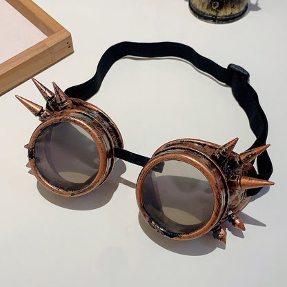 New Halloween Costume Retro Punk Steampunk Glasses Party Festival Cosplay Decorative Props