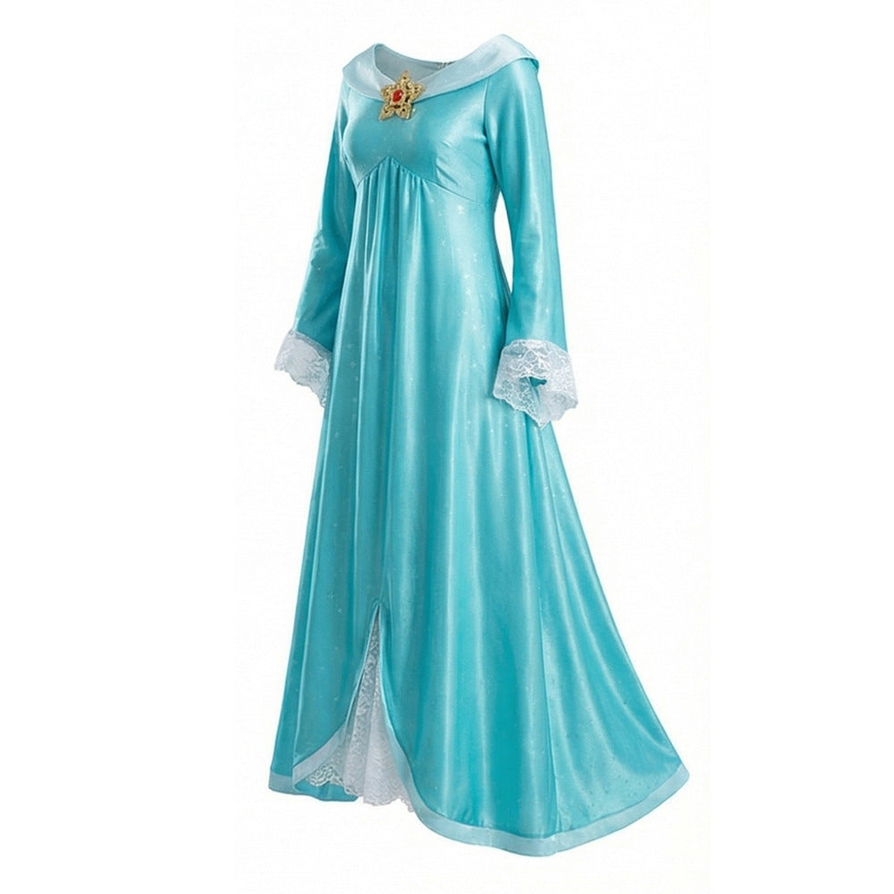 Super Mario Cosplay Costume Rosalina Galaxy Princess Dress Halloween Anime Character Performance Cosplay Outfit
