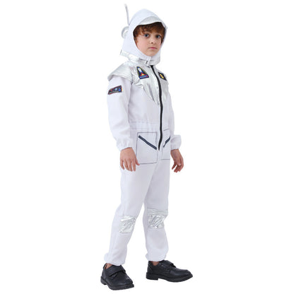 Astronaut Kids Space Suit Costume for Kindergarten Performance Halloween Cosplay Role Play Spacesuit