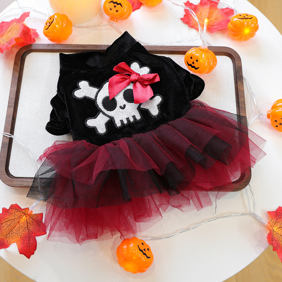 Pet Clothes Autumn Winter Small Dog Puppy Cute Fun Dress Halloween Pirate Dress
