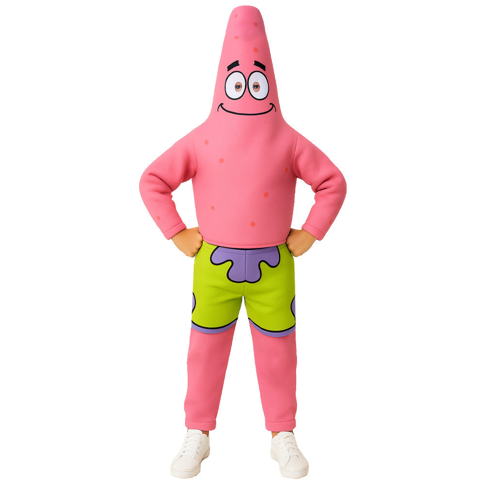 Halloween Kids Party Performance Costume Anime Cosplay Costume Patrick Star SpongeBob Outfit